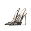 Black Silhouette Slingback