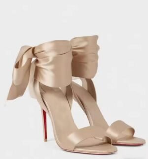 Beige Wrap Stiletto