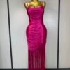 Purple Fishtail Dress