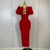 Red Ribbon Dress